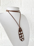 Collar Tiento de Cuero y Tachas