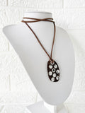 Collar Tiento de Cuero y Tachas