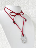 Collar Tiento de Cuero y Tachas
