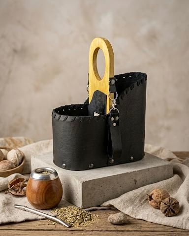 Matera de Cuero y Madera - TESTARUDA